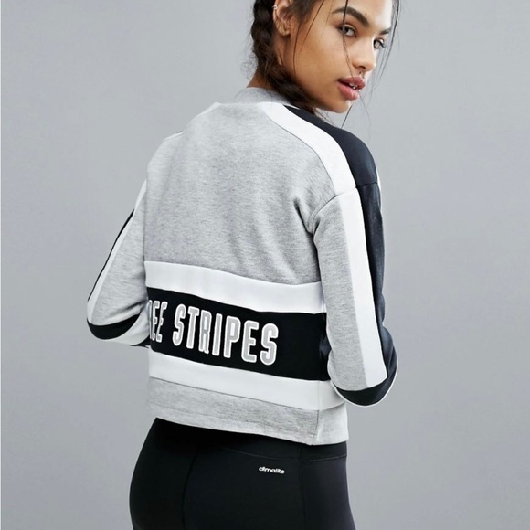 ADIDAS ORIGINALS THREE STRIPES SWEATSHIRT - Picture 2 of 6